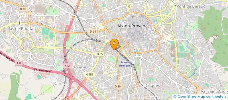 localisation de l'entreprise MADAME DIANA BENAVIDES à AIX-EN-PROVENCE
