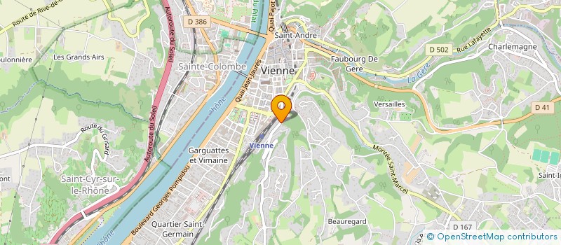 localisation de l'entreprise MADAME DIANA BIZET  VIENNE