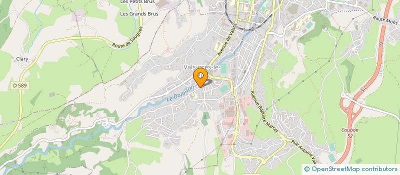 localisation de l'entreprise MADAME DIANA BONNY  VALS-PRES-LE-PUY