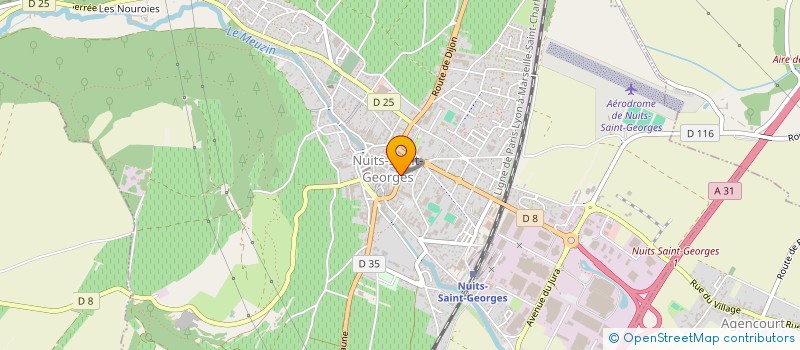 localisation de l'entreprise MADAME DIANA BRUCK à NUITS-SAINT-GEORGES