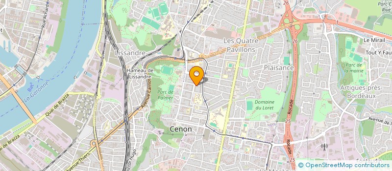 localisation de l'entreprise MADAME DIANA BRUNEAU  CENON