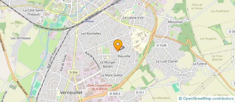 localisation de l'entreprise MADAME DIANA BRUNET à DREUX