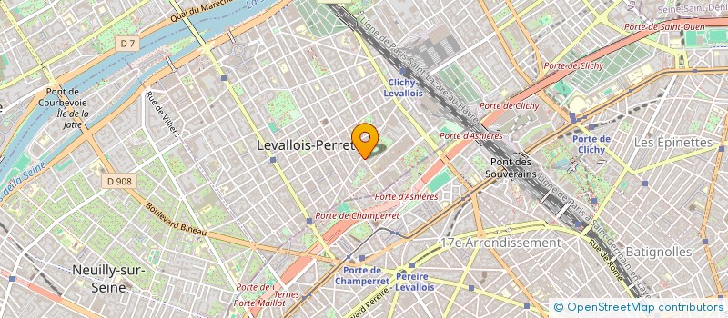 localisation de l'entreprise MADAME DIANA BUNDO à LEVALLOIS-PERRET