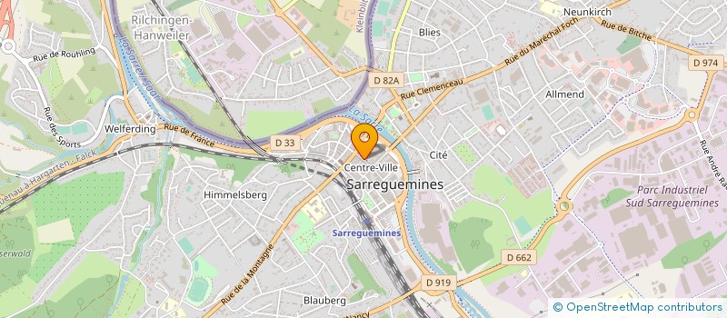 localisation de l'entreprise MADAME DIANA CALUSERIU à SARREGUEMINES
