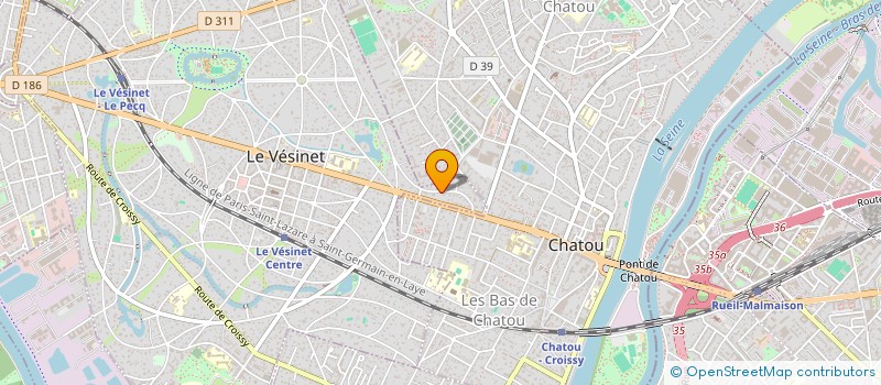 localisation de l'entreprise MADAME DIANA CAROLINA SEDANO VALDES  LE VESINET