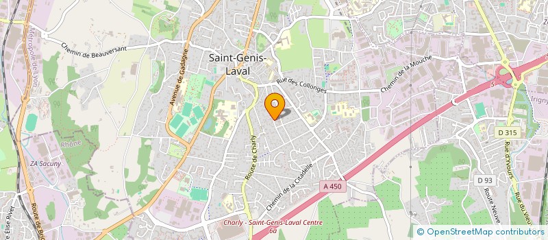 localisation de l'entreprise MADAME DIANA CECILIA MERCADO GONZALEZ à SAINT-GENIS-LAVAL