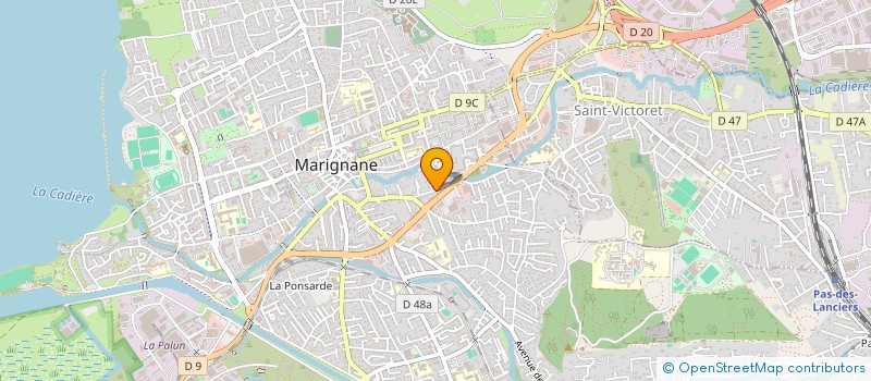 localisation de l'entreprise MADAME DIANA CHAYA à MARIGNANE