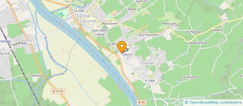 localisation de l'entreprise MADAME DIANA DACRUZRIBEIROMENDES  LOUPIAC