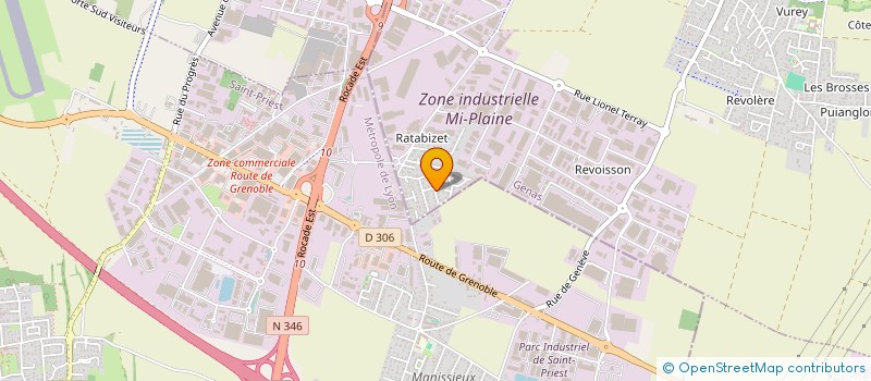 localisation de l'entreprise MADAME DIANA DANIEL  GENAS