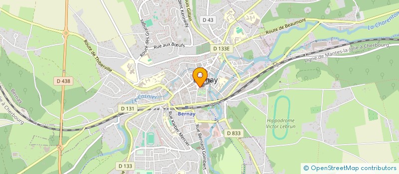 localisation de l'entreprise MADAME DIANA DEPRUN  BERNAY