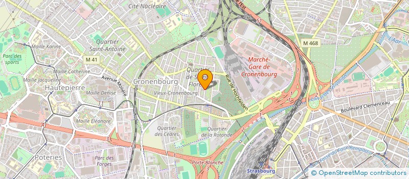 localisation de l'entreprise MADAME DIANA DO COUTO  STRASBOURG