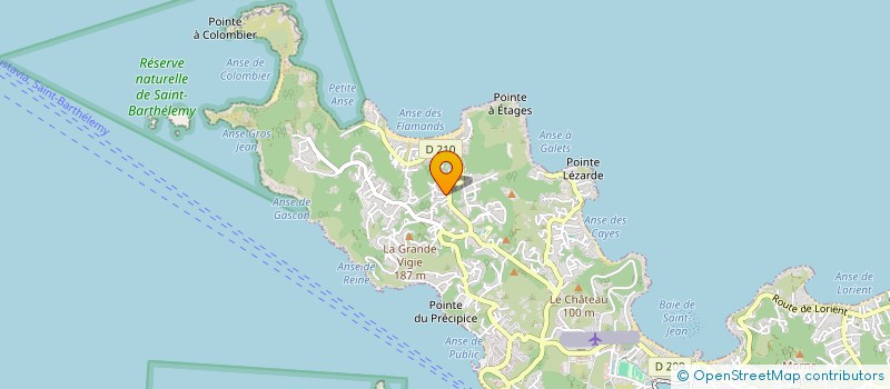 localisation de l'entreprise MADAME DIANA DULHOSTE  SAINT-BARTHELEMY