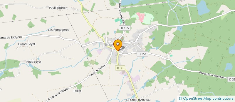 localisation de l'entreprise MADAME DIANA ENGLER  BRIGUEUIL