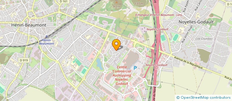 localisation de l'entreprise MADAME DIANA FERRANTE  HENIN-BEAUMONT