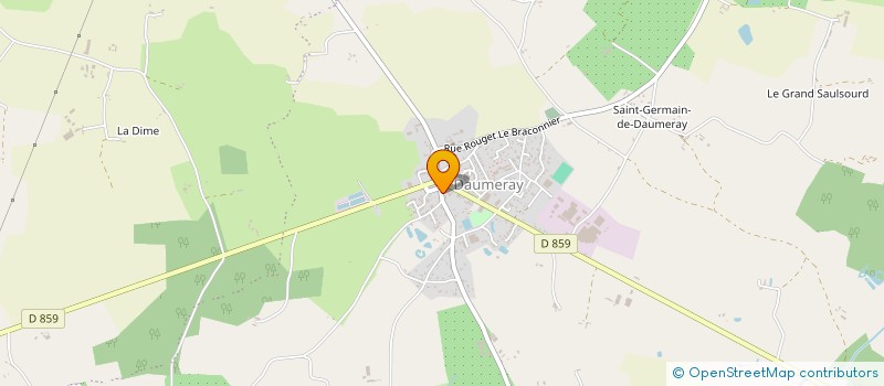 localisation de l'entreprise MADAME DIANA FERREIRA MAGALHAES  MORANNES SUR SARTHE-DAUMERAY