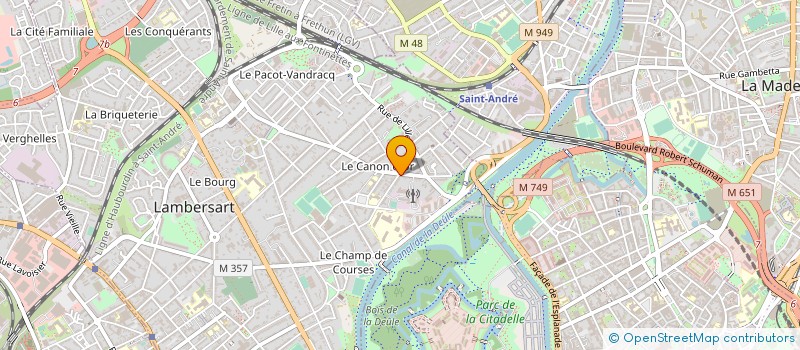 localisation de l'entreprise MADAME DIANA FLAMENT à LAMBERSART