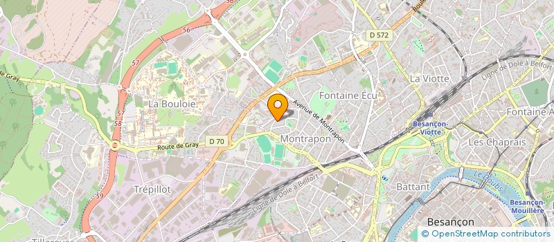 localisation de l'entreprise MADAME DIANA FONSECA DIAZ à BESANCON