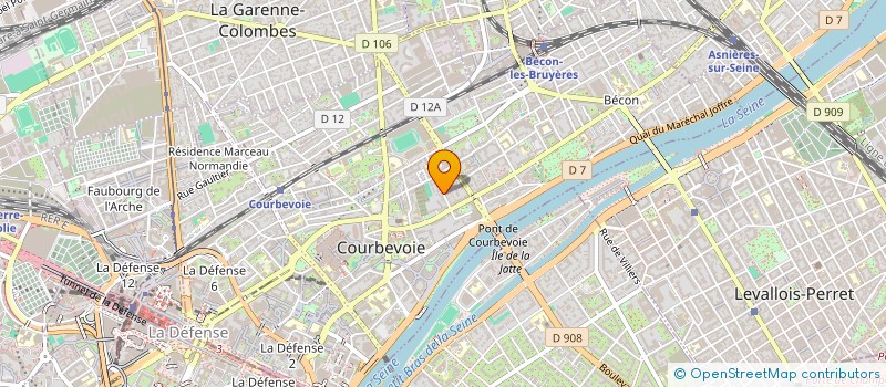 localisation de l'entreprise MADAME DIANA FUKALOVA à COURBEVOIE
