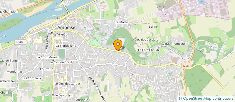 localisation de l'entreprise MADAME DIANA GAFTER  AMBOISE
