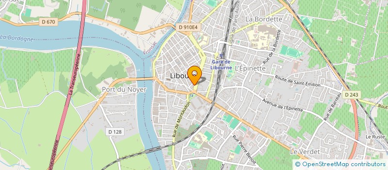 localisation de l'entreprise MADAME DIANA GHEORGHIU à LIBOURNE