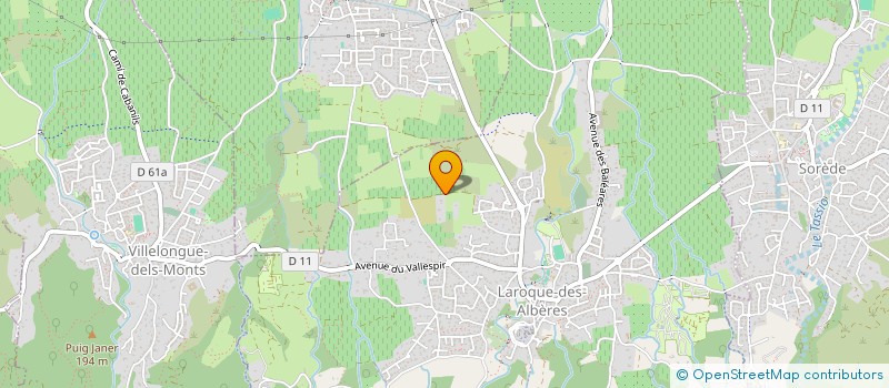 localisation de l'entreprise MADAME DIANA GONZALEZ NATERAS  LAROQUE-DES-ALBERES