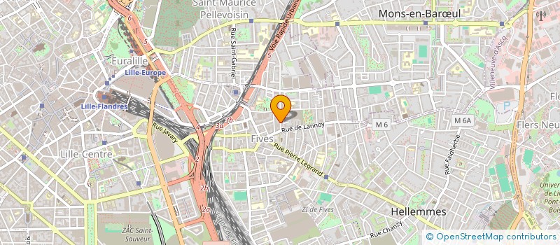 localisation de l'entreprise MADAME DIANA GRIZANE à LILLE