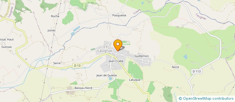 localisation de l'entreprise MADAME DIANA GULEC  LAUGNAC