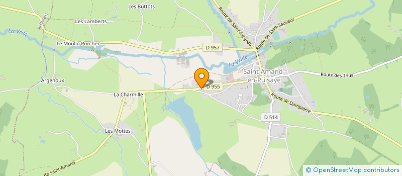 localisation de l'entreprise MADAME DIANA HAJDU à SAINT-AMAND-EN-PUISAYE