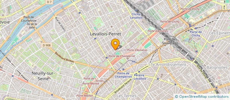 localisation de l'entreprise MADAME DIANA HODEIR à LEVALLOIS-PERRET