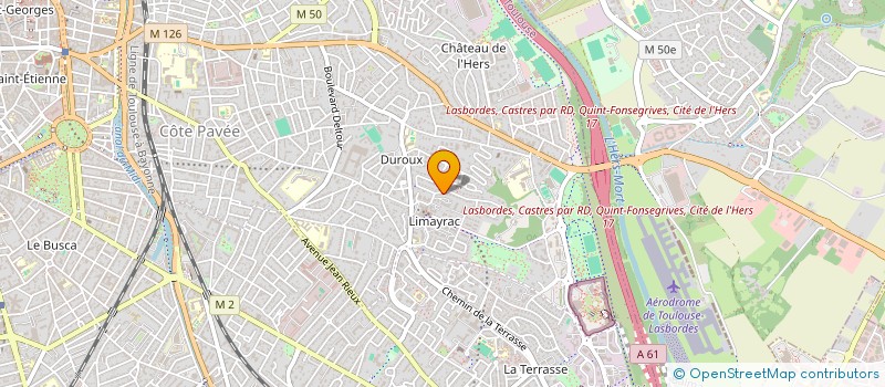 localisation de l'entreprise MADAME DIANA HONORINE à TOULOUSE