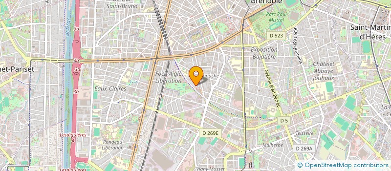 localisation de l'entreprise MADAME DIANA IREMASHVILI  GRENOBLE