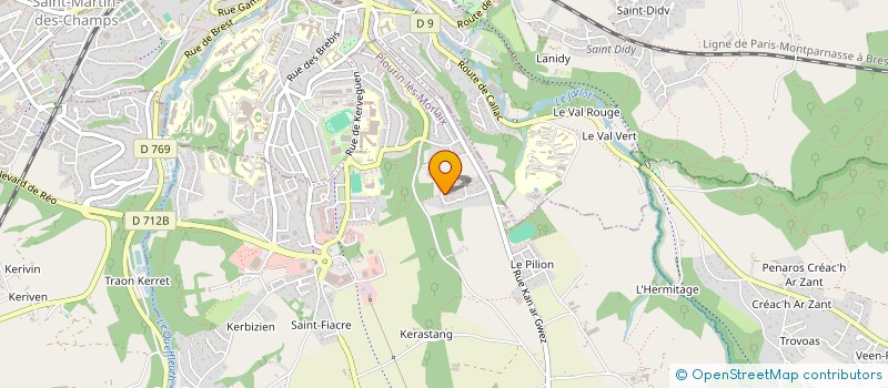 localisation de l'entreprise MADAME DIANA IUZBASHEVI  PLOURIN-LES-MORLAIX