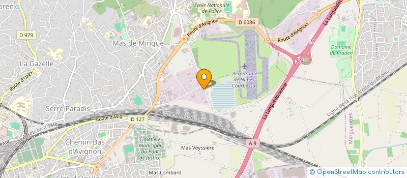 localisation de l'entreprise MADAME DIANA-IZABELA CODREANU  NIMES