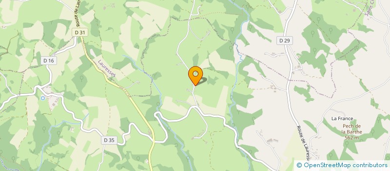 localisation de l'entreprise MADAME DIANA JABUEN  SAINT-CIRGUES