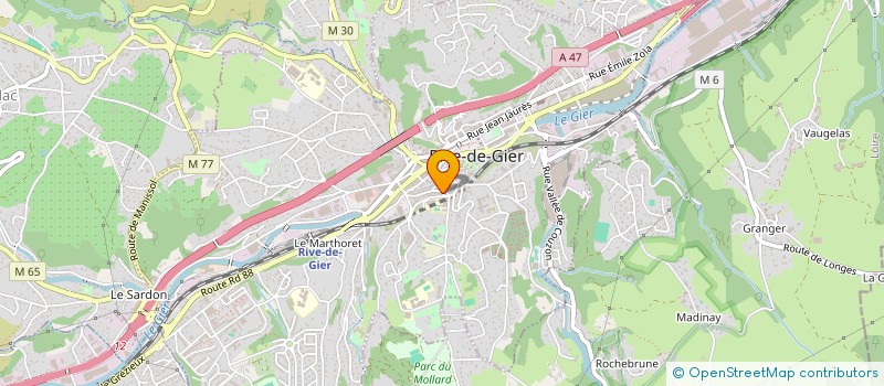 localisation de l'entreprise MADAME DIANA JOANNES  RIVE-DE-GIER