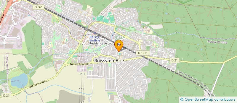 localisation de l'entreprise MADAME DIANA JOUVE à ROISSY-EN-BRIE