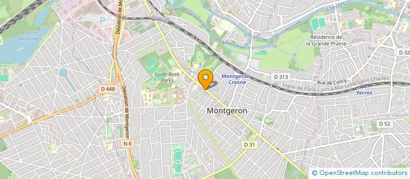 localisation de l'entreprise MADAME DIANA JUMIGA  MONTGERON