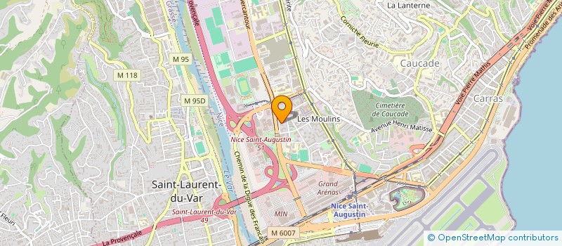 localisation de l'entreprise MADAME DIANA KHATCHIDZE  NICE