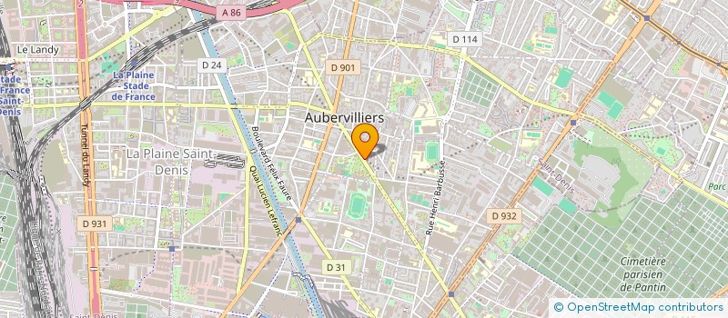 localisation de l'entreprise MADAME DIANA KK  AUBERVILLIERS