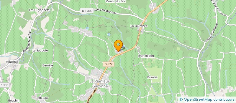 localisation de l'entreprise MADAME DIANA LUCZ  LE PIAN-SUR-GARONNE