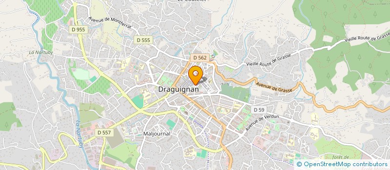 localisation de l'entreprise MADAME DIANA MAIA SILVA  DRAGUIGNAN