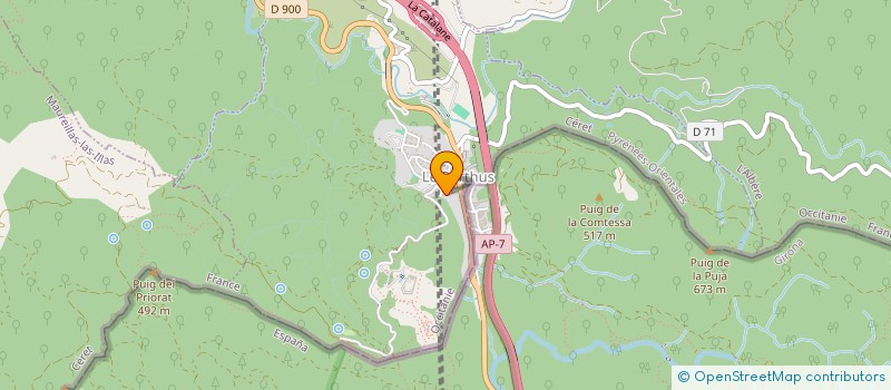 localisation de l'entreprise MADAME DIANA MARIA VELASQUEZ URIBE  LE PERTHUS