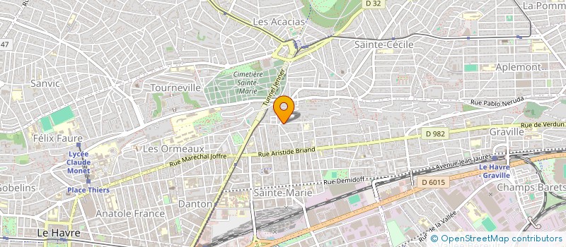 localisation de l'entreprise MADAME DIANA MEHADJI  LE HAVRE