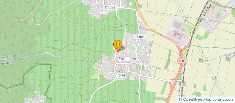 localisation de l'entreprise MADAME DIANA MENDES ROSALINA  EGUISHEIM