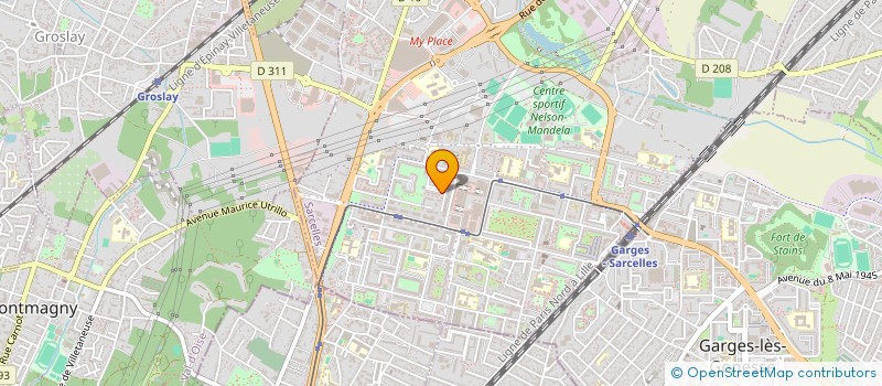 localisation de l'entreprise MADAME DIANA MICHELIS  SARCELLES