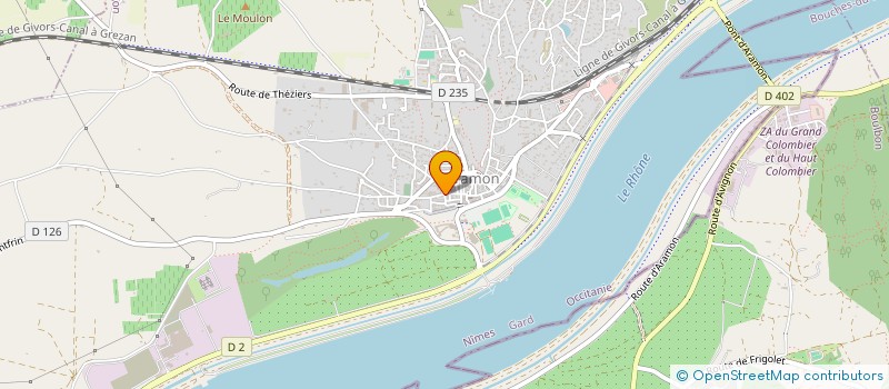 localisation de l'entreprise MADAME DIANA MINIC  ARAMON