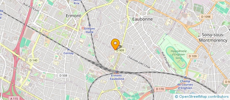 localisation de l'entreprise MADAME DIANA MOSQUERA PEREZ  ERMONT