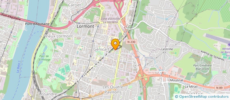 localisation de l'entreprise MADAME DIANA NANQUE  LORMONT