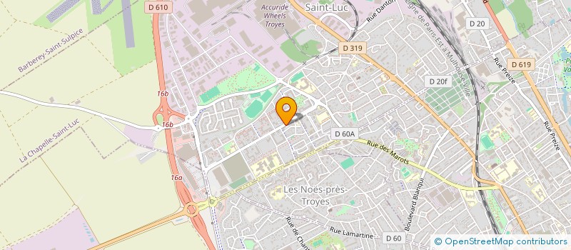 localisation de l'entreprise MADAME DIANA OANA BALABAN à LA CHAPELLE-SAINT-LUC