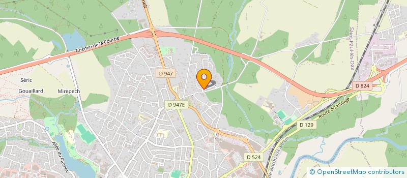 localisation de l'entreprise MADAME DIANA OLIVEIRA RIBEIRO  SAINT-PAUL-LES-DAX